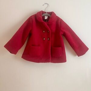 Carter’s Toddler Girls Red Coat Size 24M